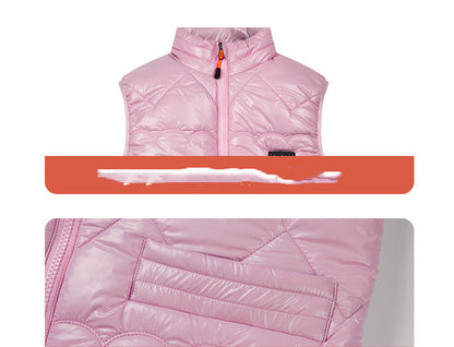 Women's Self-heating Vest Heated Jacket Three-control USB Electric Heating Lasting