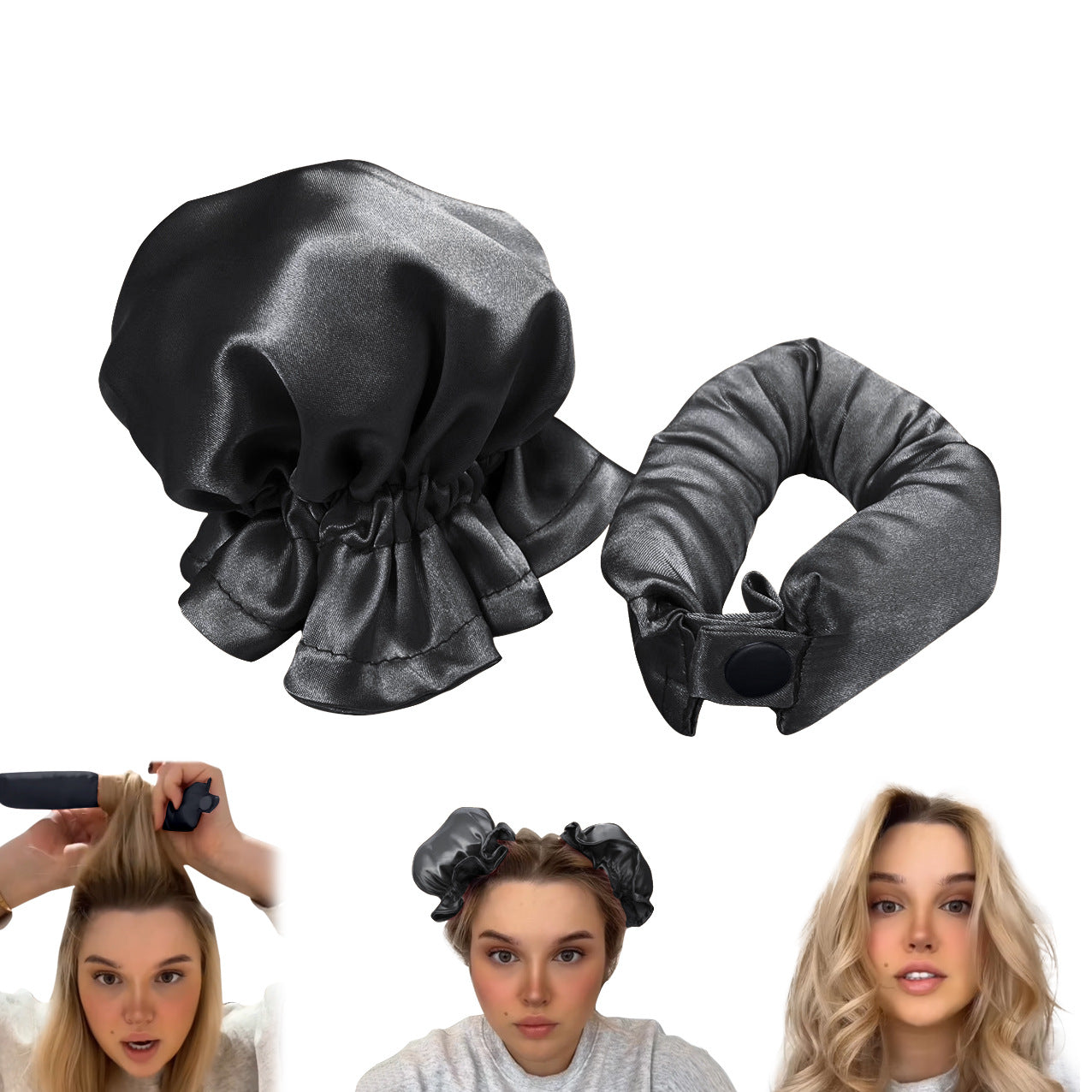 Hair Curler Headband Hair Rollers Wave Form