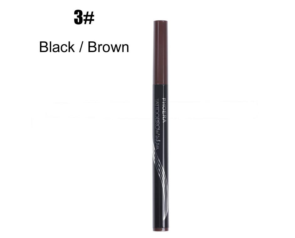 New Long Lasting Ultra-Fine Four-Comb Eyebrow Pencil