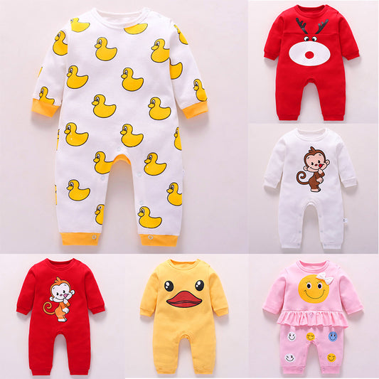 Baby baby clothes wear one piece clothes pure cotton clothes