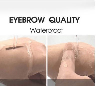 Eyebrow Powder Stamp, Professional Makeup Waterproof Eye Brow Stamp