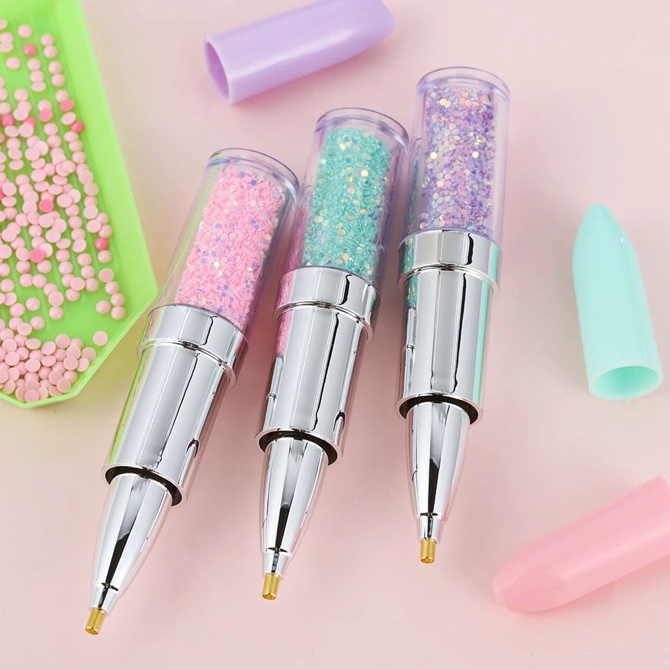 New Diamond Painting  Tool Point Drill Pen Cross Stitch Diamond Embroidery Point Drill Tool Set 5d Diamond Painting Point Drill Pen