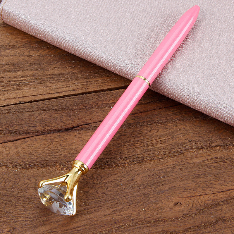 Metal Ballpoint Pen Student Gift Diamond Ballpoint Pen Creative Crystal Advertising Pen