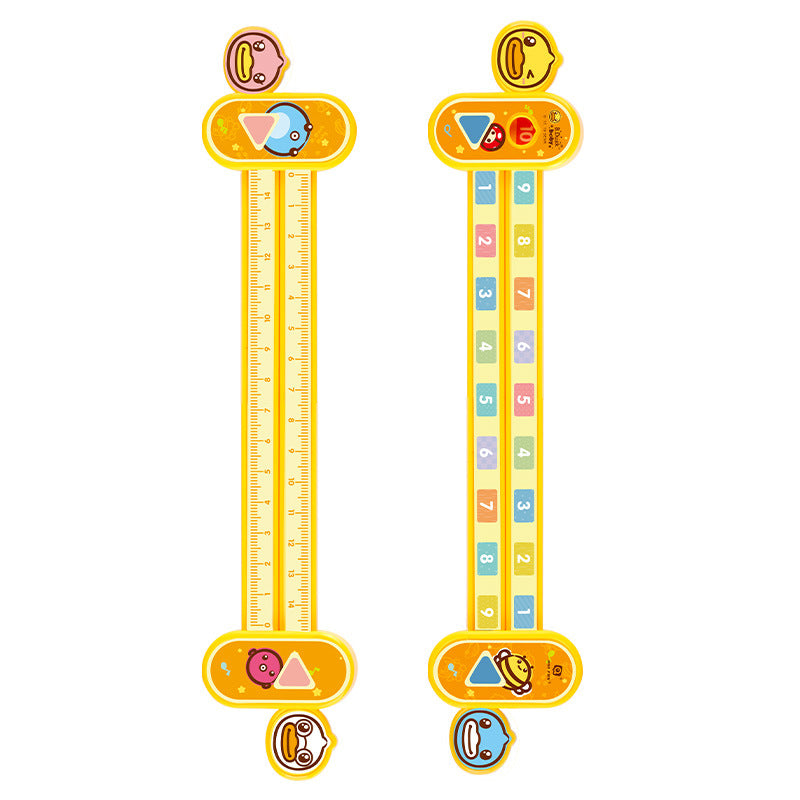 Cartoon digital decomposition ruler