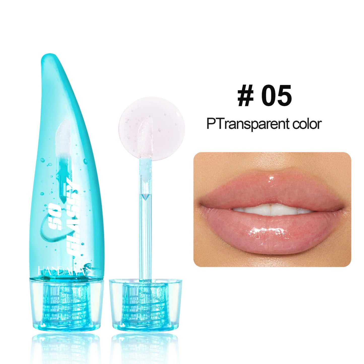 Color-changing Lip Gloss Pearlescent Mirror Glass Transparent