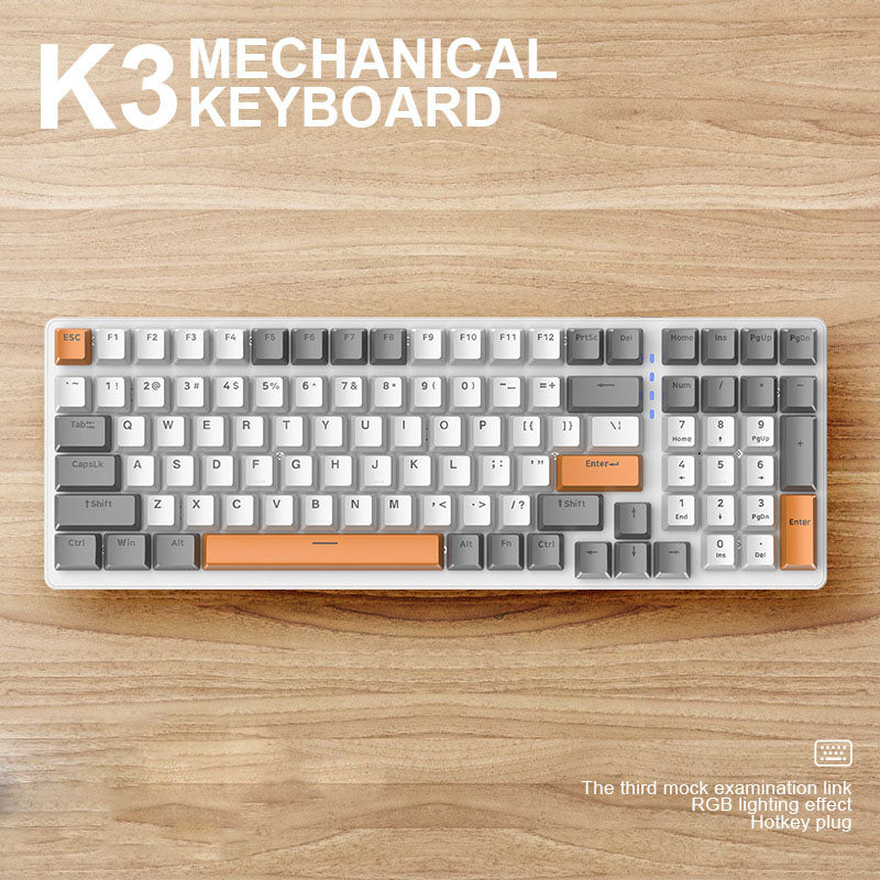 Plastic Mechanical Keyboard For Computer