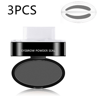 Eyebrow Powder Stamp, Professional Makeup Waterproof Eye Brow Stamp