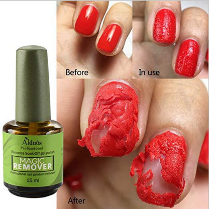 Nail Polish Burst Magic Nail Polish Remover  Fast Soak Off Sticky  Nail Gel Polish Degreaser Cleaner