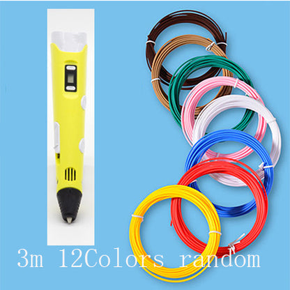 3D print pen 3D pen, graffiti 3D stereoscopic paintbrush children puzzle painting toys