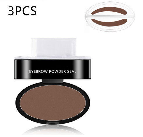 Eyebrow Powder Stamp, Professional Makeup Waterproof Eye Brow Stamp