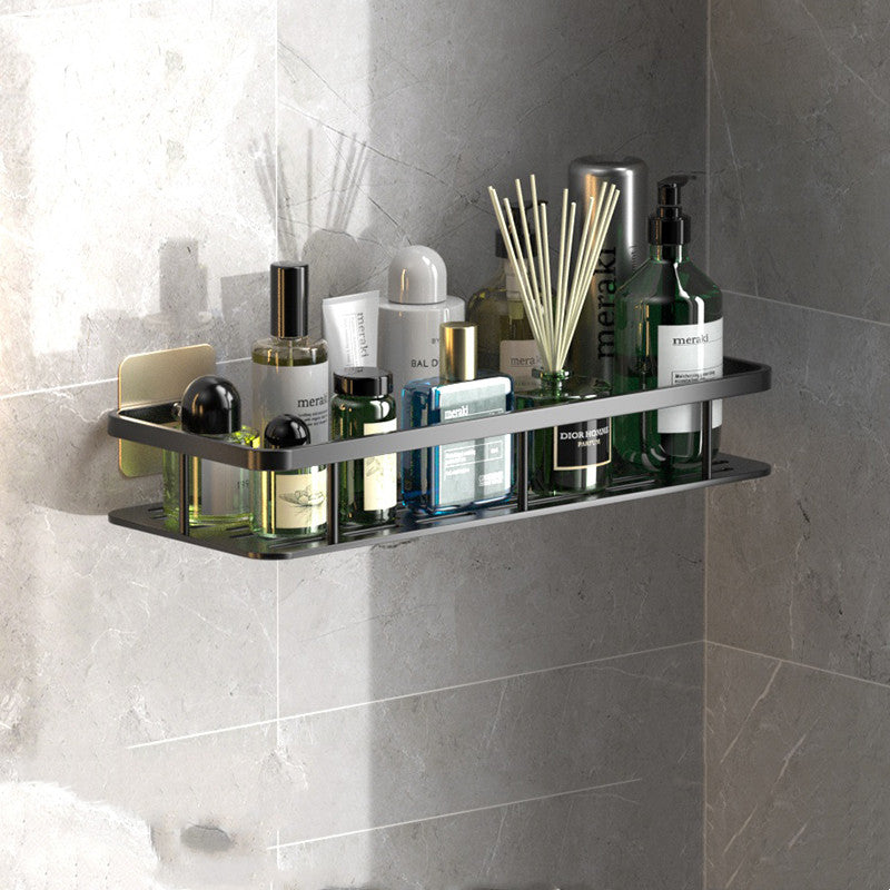 Perforation-free Wall-mounted Bathroom Shelf For Bathroom Storage