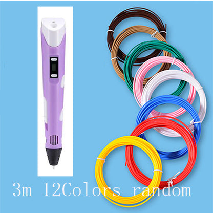 3D print pen 3D pen, graffiti 3D stereoscopic paintbrush children puzzle painting toys