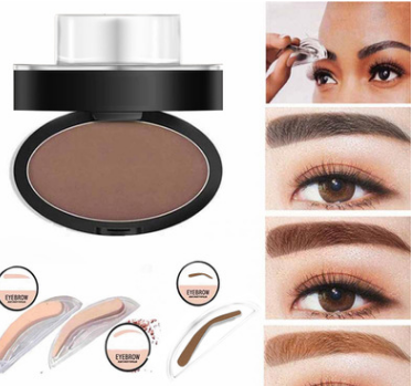 Eyebrow Powder Stamp, Professional Makeup Waterproof Eye Brow Stamp