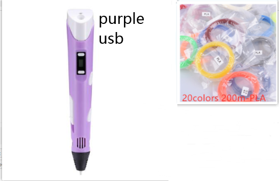 3D print pen 3D pen, graffiti 3D stereoscopic paintbrush children puzzle painting toys