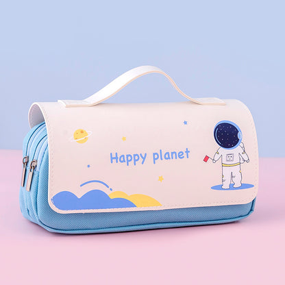 Large-capacity Pencil Case Cute Portable Cartoon Creative Multi-function