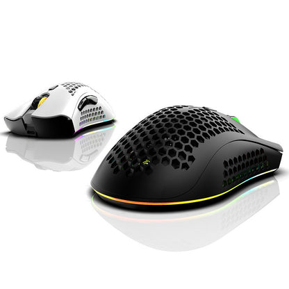 Wireless mouse game luminous RGB electric charging mouse