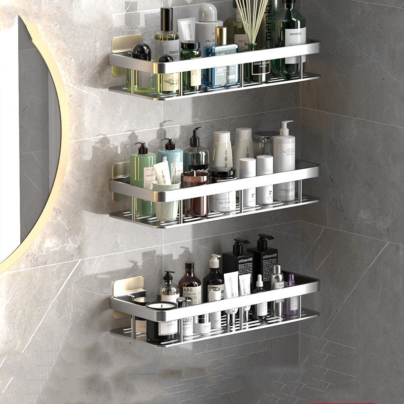 Perforation-free Wall-mounted Bathroom Shelf For Bathroom Storage