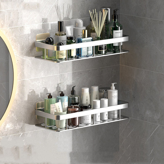 Perforation-free Wall-mounted Bathroom Shelf For Bathroom Storage