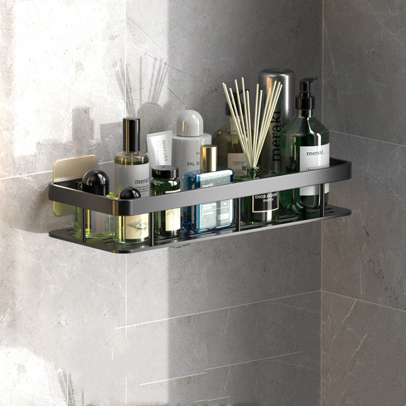 Perforation-free Wall-mounted Bathroom Shelf For Bathroom Storage