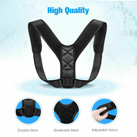 Posture Corrector Men Women Upper Back Pain Support Straightener