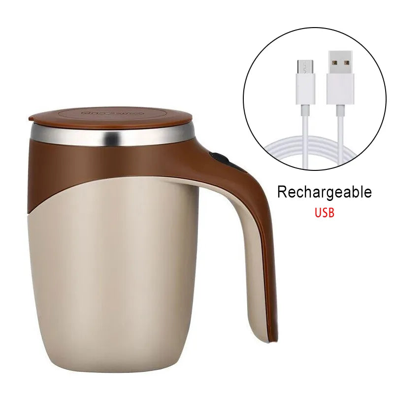 Automatic Stirring Magnetic Mug Thermos Cup