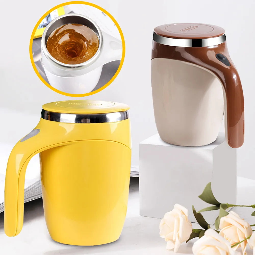 Automatic Stirring Magnetic Mug Thermos Cup