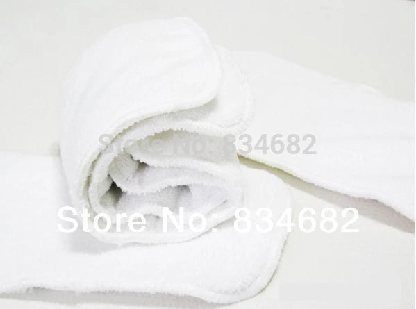 New 10 PCS Washable Microfiber Baby Cloth Diaper Nappy Liners Inserts 2 Layers  Soft Hot Nappy Liners