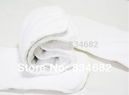 New 10 PCS Washable Microfiber Baby Cloth Diaper Nappy Liners Inserts 2 Layers  Soft Hot Nappy Liners