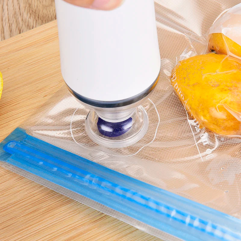 Vacuum Zipper Bags Reusable Food Storage Bags Vacuum Bag For Handheld Vacuum Sealer BPA Free 5pcs Or 10pcs /lot