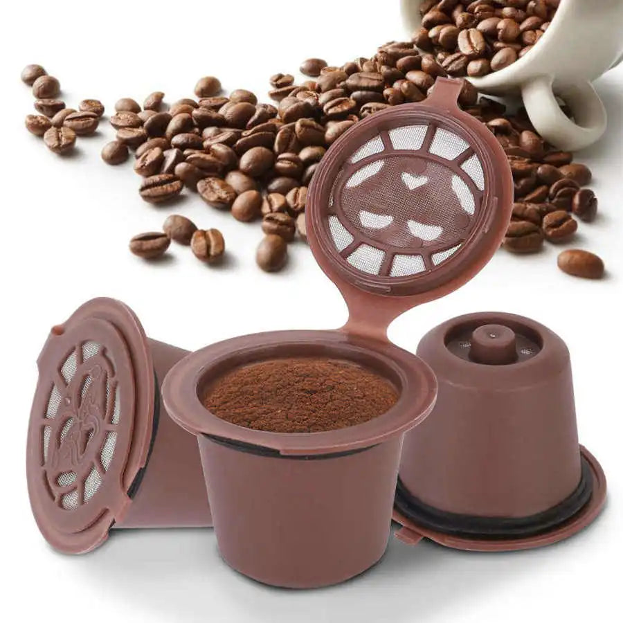 3Pcs Reusable Coffee Capsules