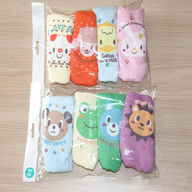 4pcs/lot Waterproof Baby Cloth Diapers Toilet Training Boy Shorts Girl Underwear Infant Pee Learning Pants Babi Nappies #004