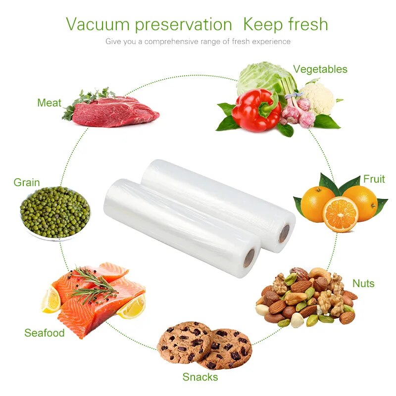 ATWFS Vacuum Bag Packaging Food Vacuum Sealer Bags