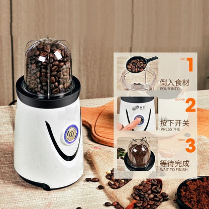 220V Electric Juicer Mini Multifunctional Meat Grinder Automatic Milkshake Blender Powder Grinder With 2 Cups EU/AU/UK/US