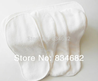 New 10 PCS Washable Microfiber Baby Cloth Diaper Nappy Liners Inserts 2 Layers  Soft Hot Nappy Liners