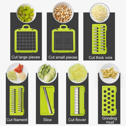 Vegetable Fruits Tool Potato Masher ricer Vegetable slicer Peeler Cutter