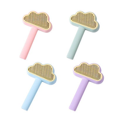 New Cloud Pet Comb Cat Comb Pet Brushing Pet Self-cleaning Needle Comb Pet Hair Remover Pet Comb Batch