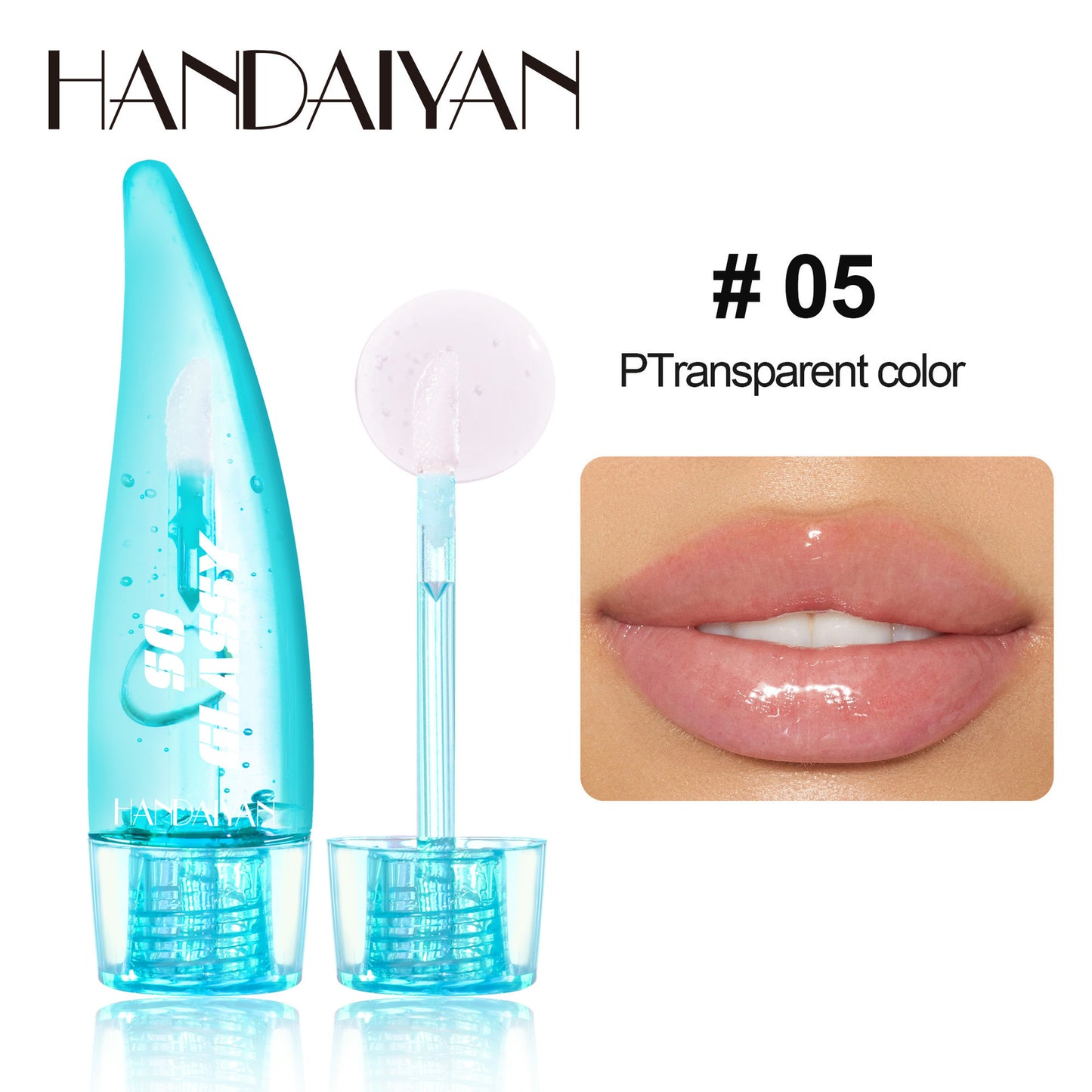 Color-changing Lip Gloss Pearlescent Mirror Glass Transparent