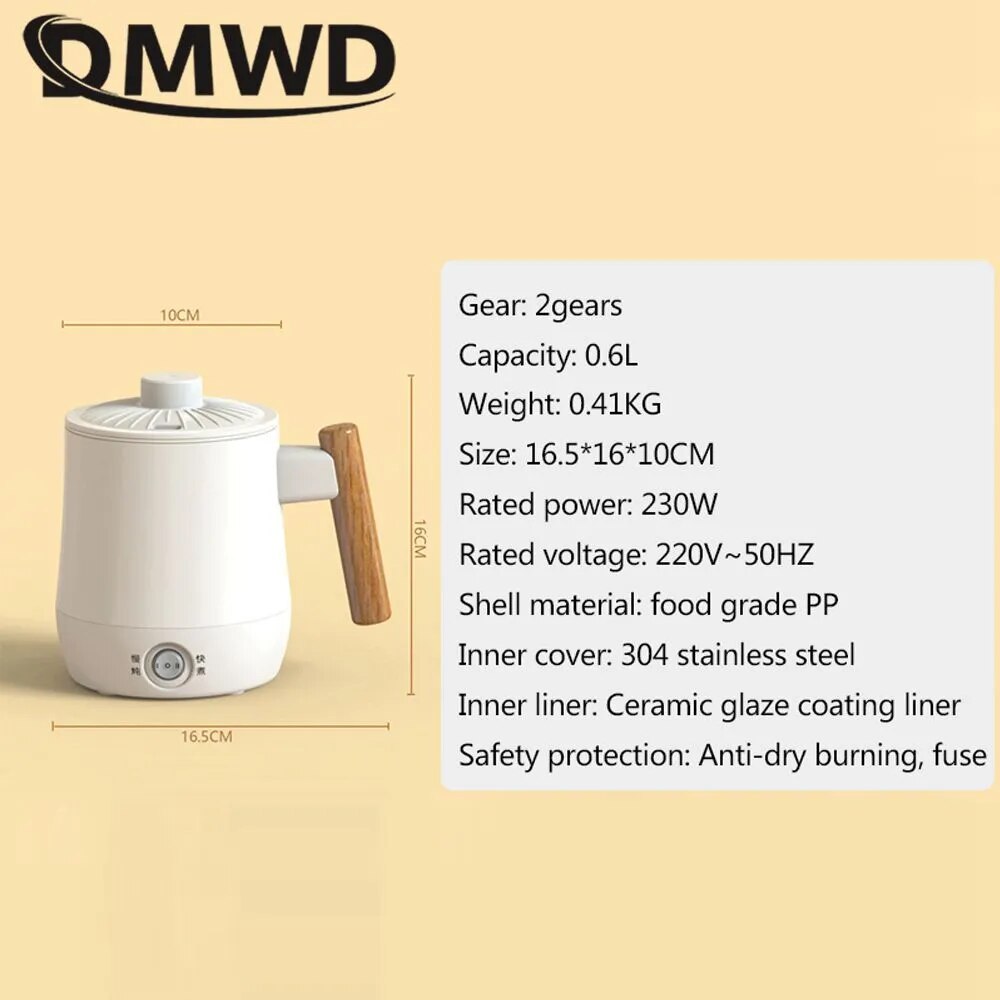 DMWD 0.6L Multi-cooker Health Pot Electric Kettle