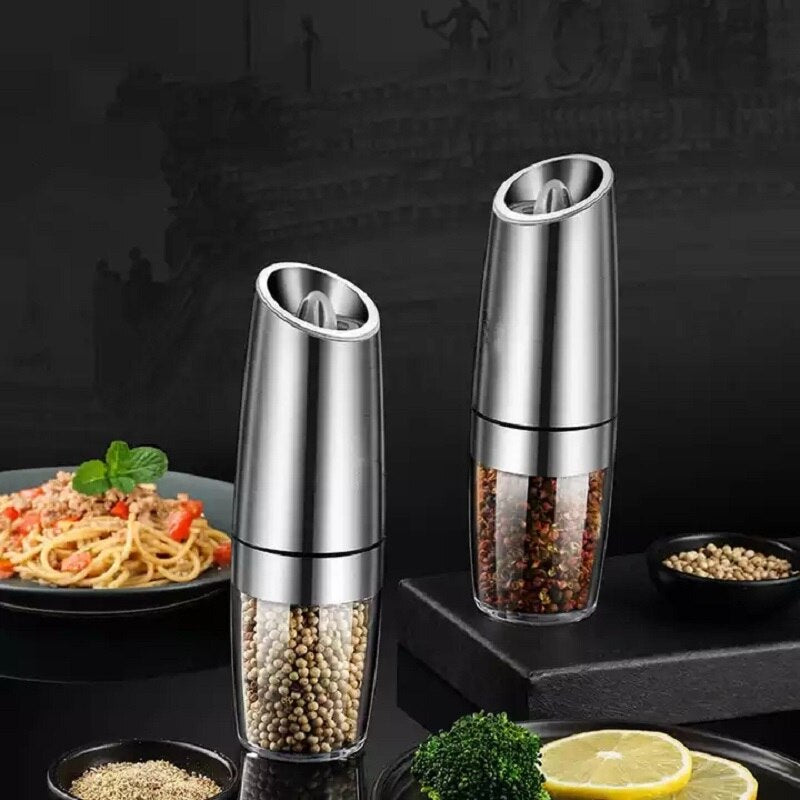 Electric Gravity Salt And Pepper Grinder