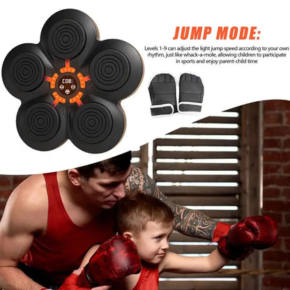 Wall Mount Music Boxing Machine Smart Music Boxing Fitness Target