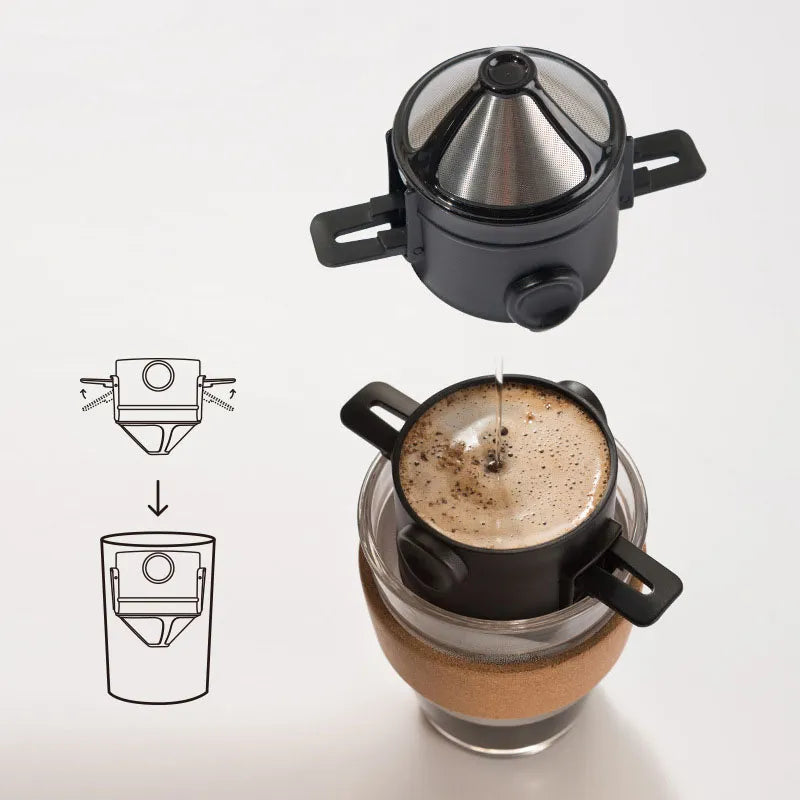 Foldable Coffee Filter for Office Home