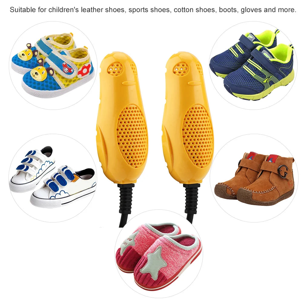 Children Shoe Boot Dryer 220V EU Plug Shoe Dryer Electric Protector Odor Deodorant Dehumidify Device Shoes Drier Machine Eletric