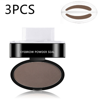 Eyebrow Powder Stamp, Professional Makeup Waterproof Eye Brow Stamp