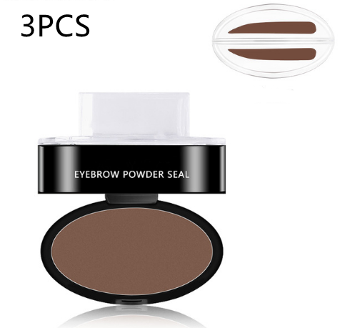 Eyebrow Powder Stamp, Professional Makeup Waterproof Eye Brow Stamp