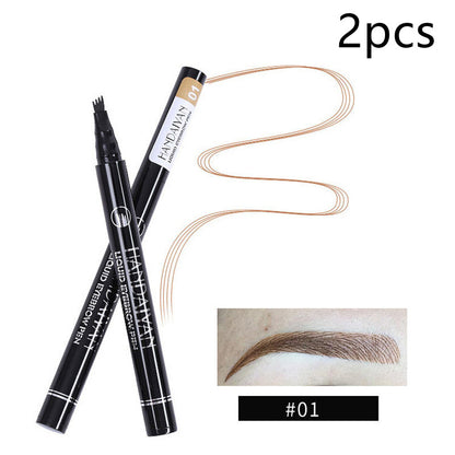 Four-head Eyebrow Pencil Liquid Eyebrow Pencil Tattoo Eyebrow Pencil Eyebrow Pencil 4-head Eyebrow Pencil Four-jaw Eyebrow Pencil