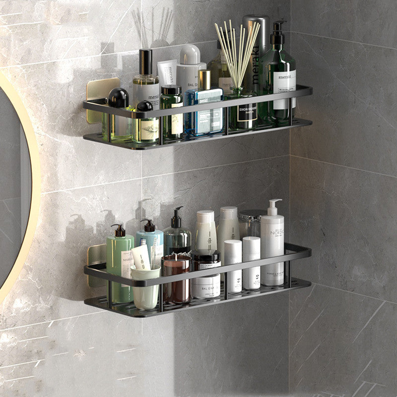 Perforation-free Wall-mounted Bathroom Shelf For Bathroom Storage