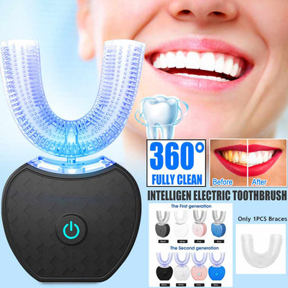 360 Degrees Intelligent Automatic Electric  Toothbrush Waterproof