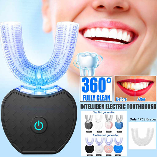 360 Degrees Intelligent Automatic Electric  Toothbrush Waterproof