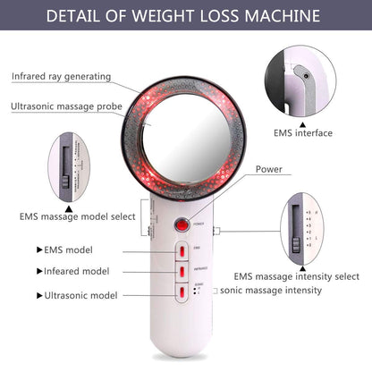 3 in 1 Body Slimming Ultrasound Cavitation Infrared Fat Burner