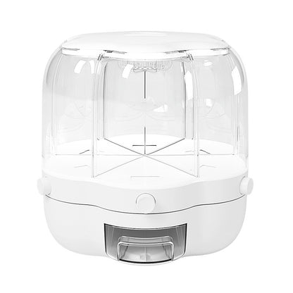 Rotatable Storage Jar Sealed Transparent Storage Box